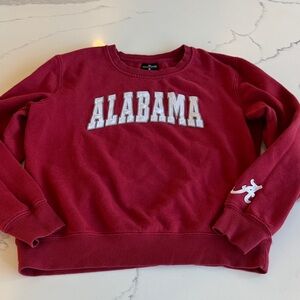 University of Alabama UA BAMA medium S M crewneck crimson red tide sweatshirt